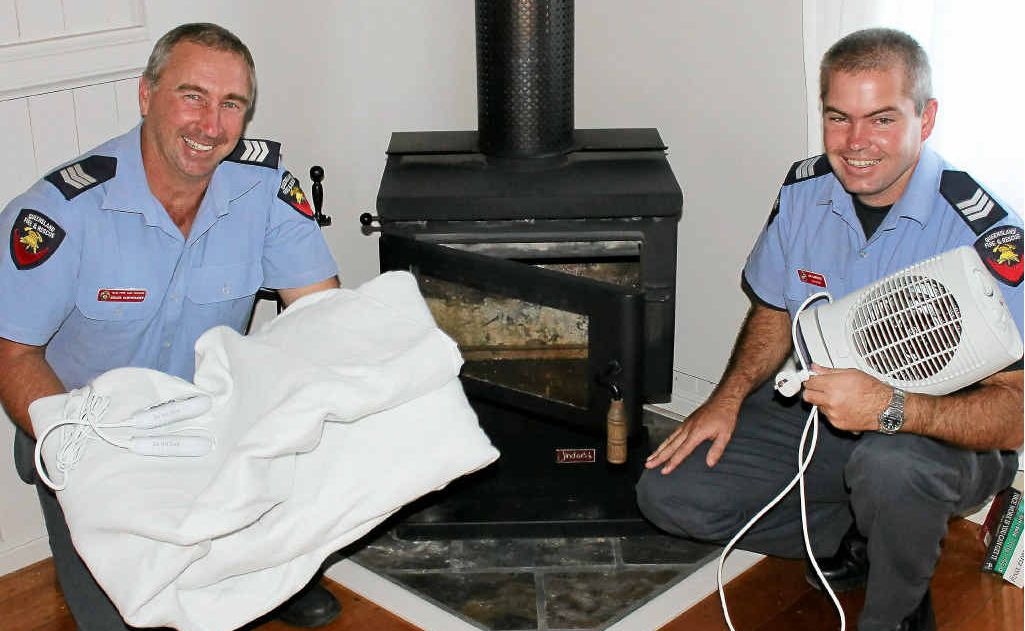 With cold weather on the way, firefighters are warning people to check the safety of old electric blankets and heaters. With cold weather on the way, firefighters are warning people to check the safety of old electric blankets and heaters.